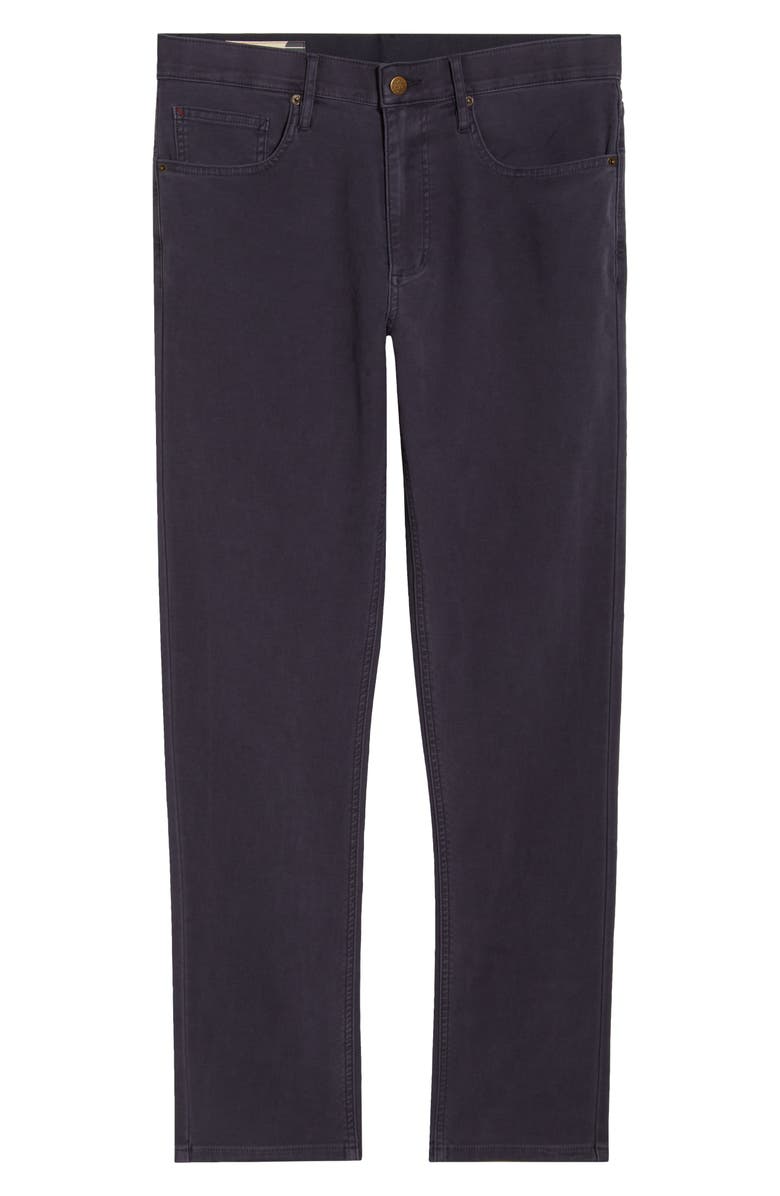 Marine Layer Flex Slim Straight Leg Stretch Twill Pants, Alternate, color, Faded Navy