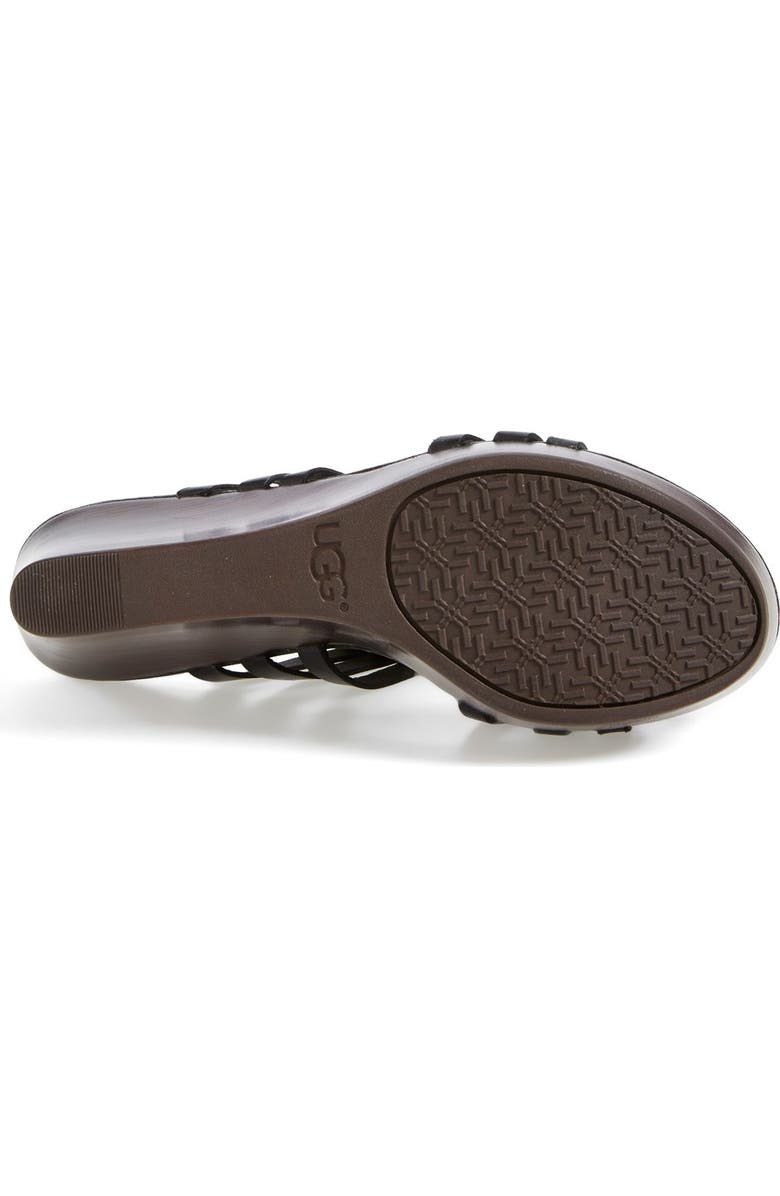 UGG<sup>®</sup> 'Mattie' Platform Wedge Sandal, Alternate, color,
