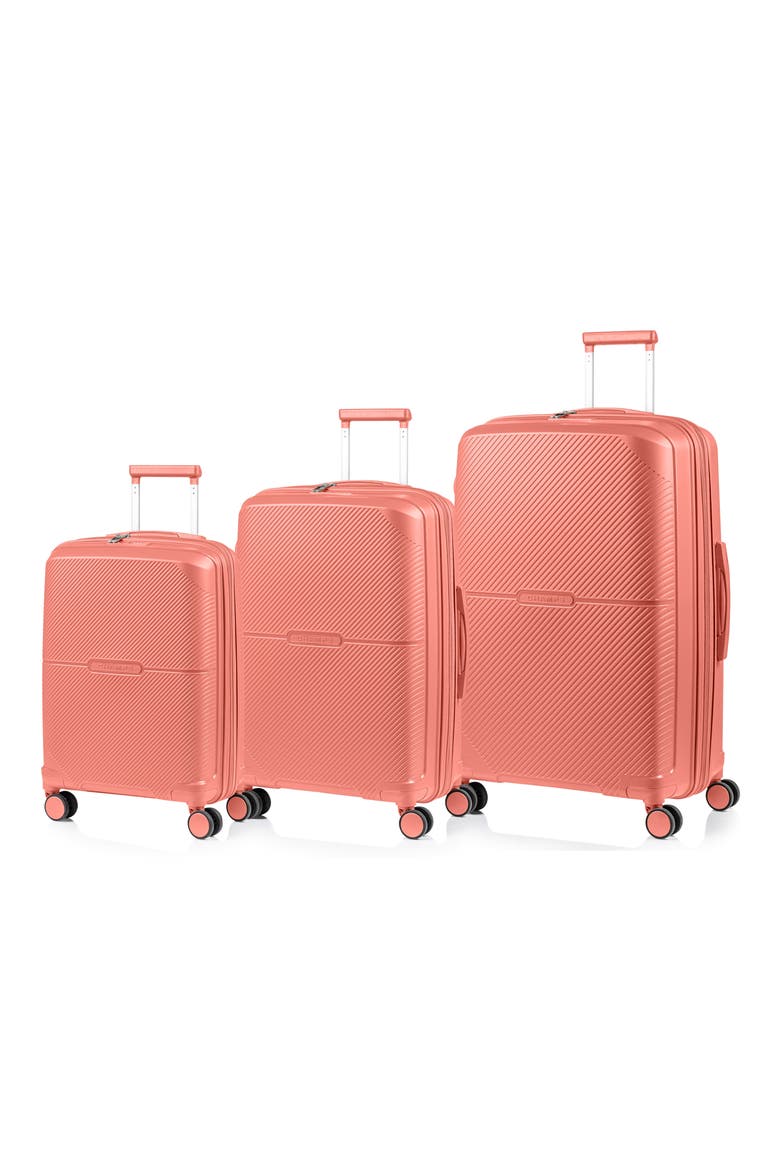 Aura 3-Piece Hardside Luggage Set, Main, color, TERRACOTTA