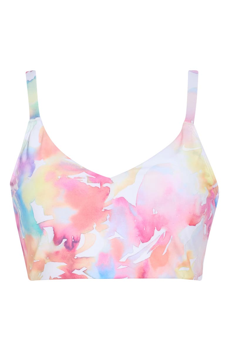 Nike V-Neck Midkini Top, Main, color, Pink Glow