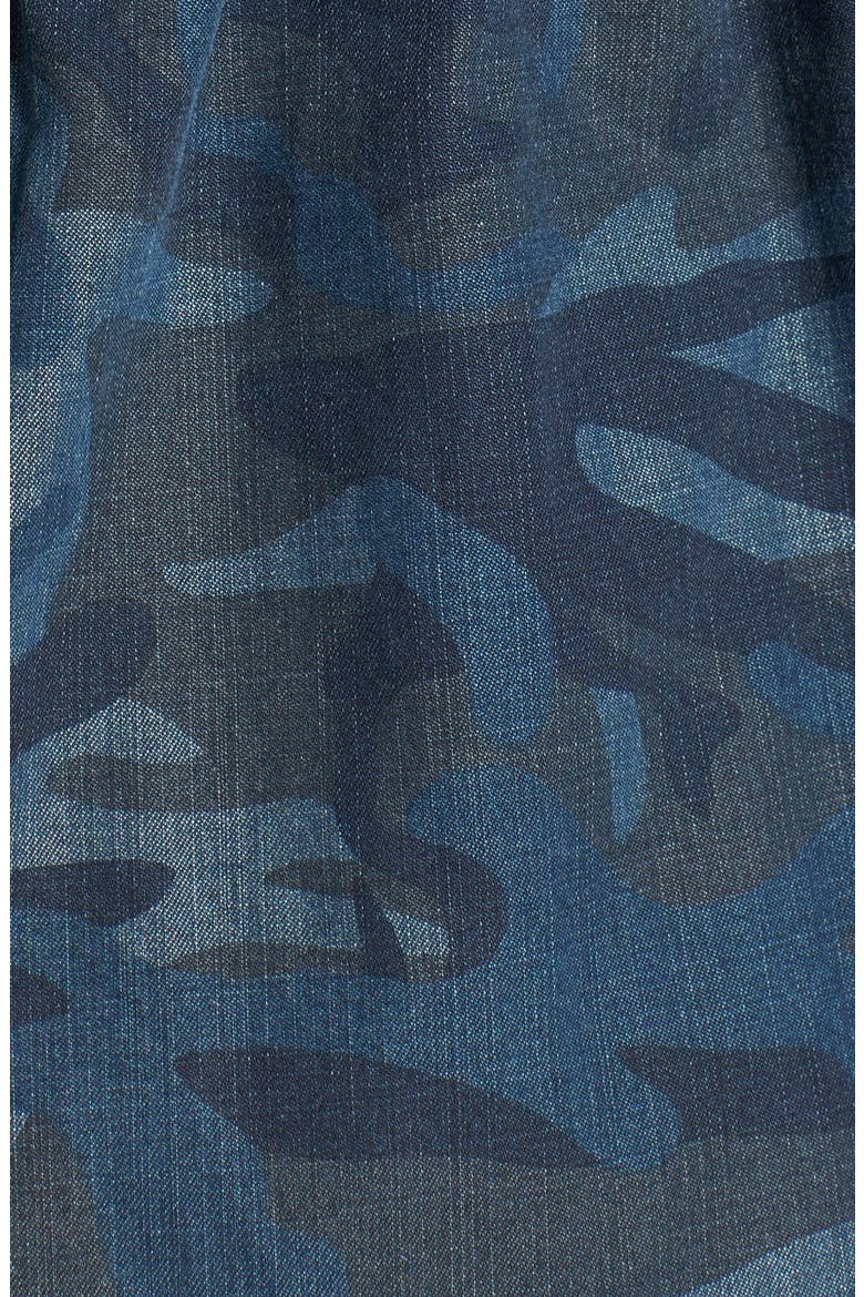 Treasure&Bond Hooded Surplus Jacket, Alternate, color, BLUE CAMO