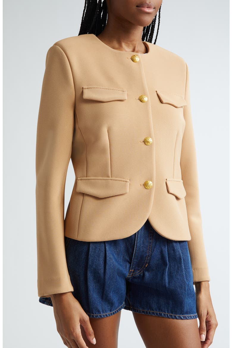 Kensington Knit Jacket, Alternate, color, LATTE