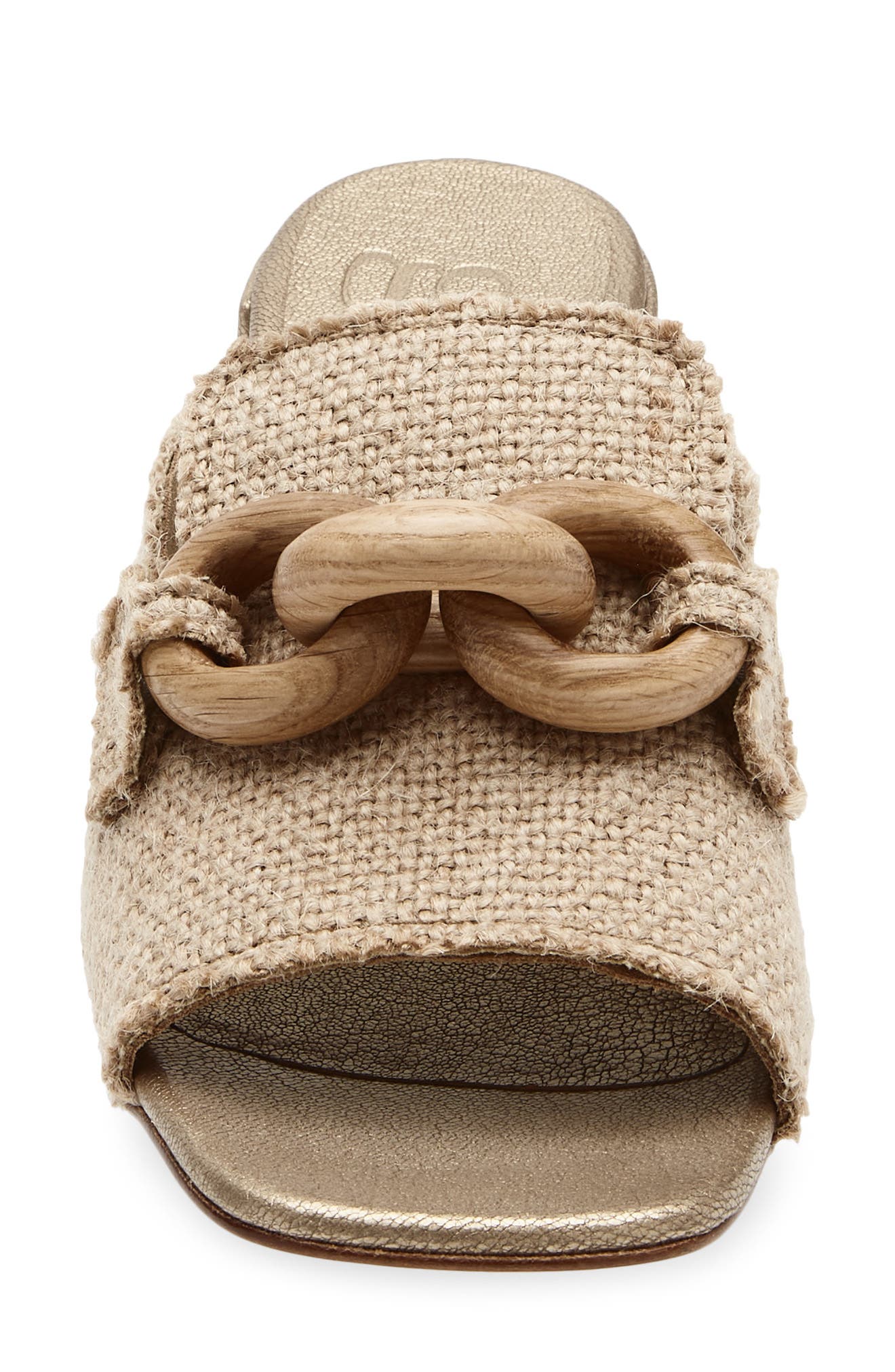 Pedro Garcia Umita Water Resistant Block Heel Mule, Alternate, color, Natural Burlap - Oak