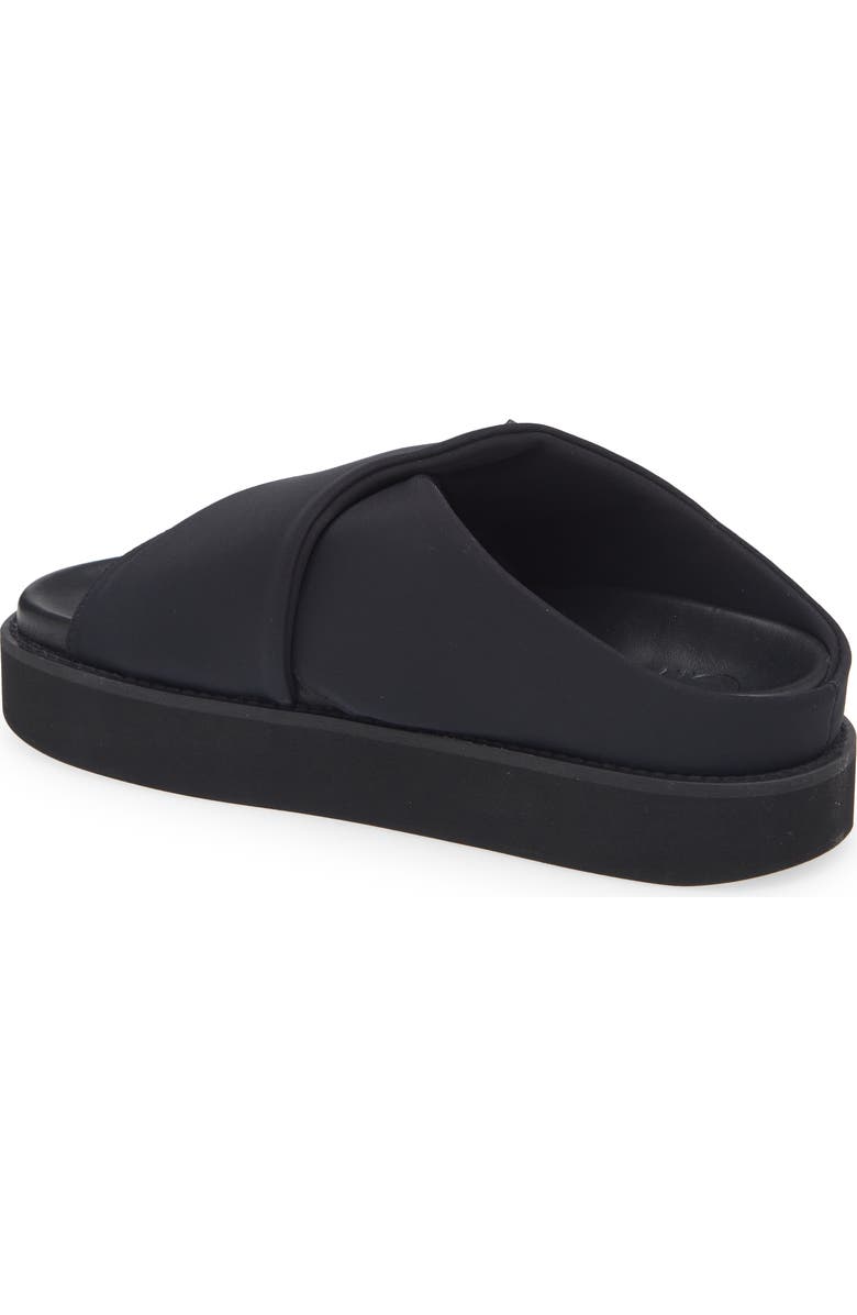 Ganni Crisscross Slide Sandal, Alternate, color,