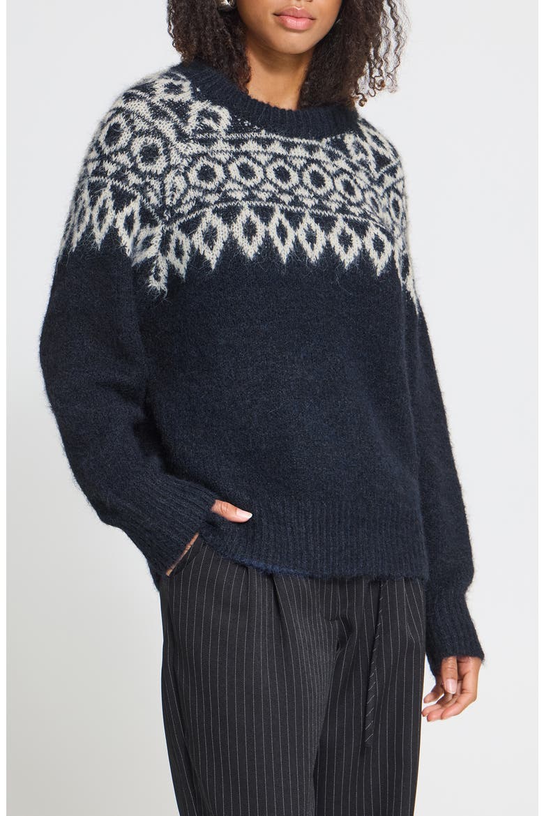 Scandinavian Sweater, Main, color, MARITIME BLUE