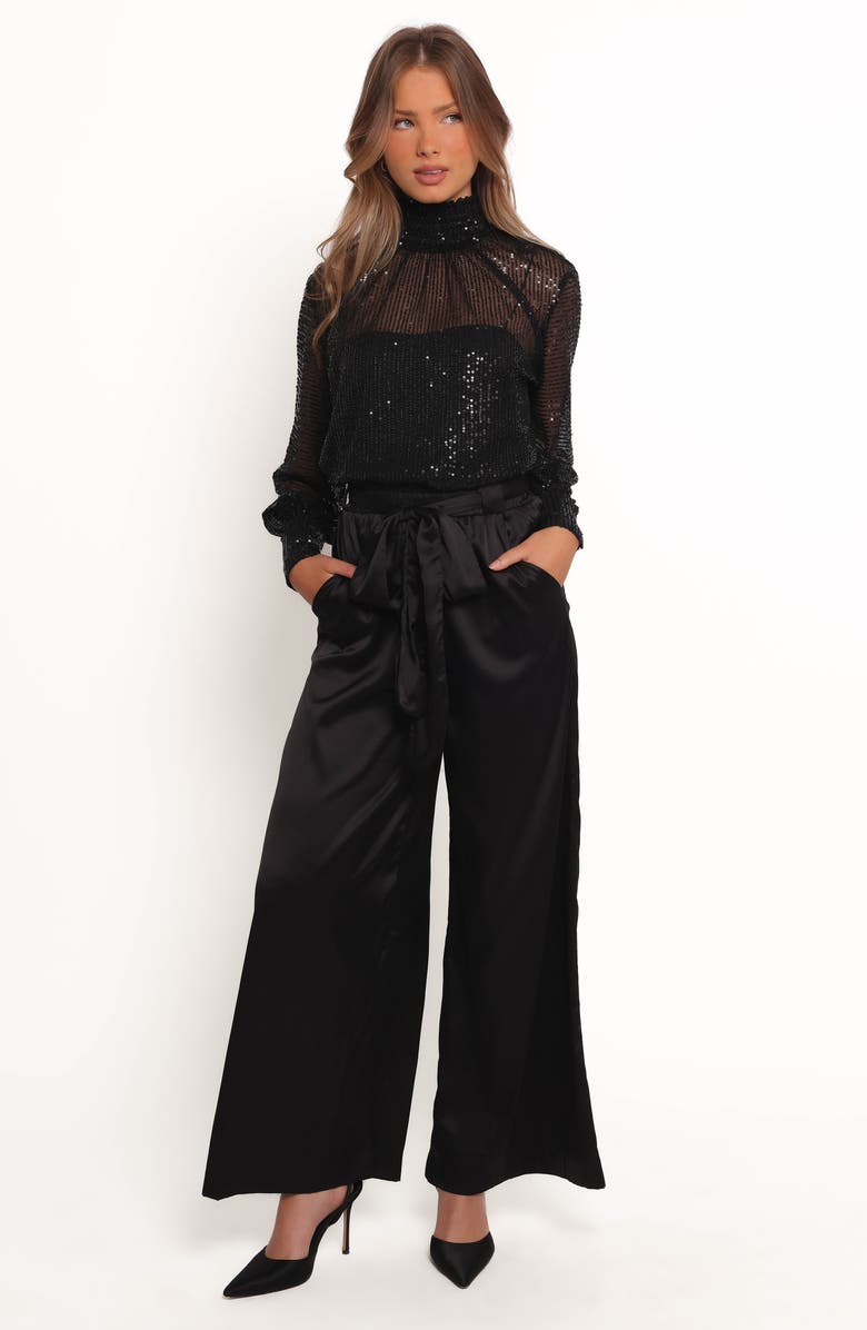 Petal & Pup Staysa Sequin Top, Alternate, color, Black