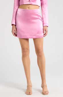 Cinq à Sept Doris Satin Miniskirt