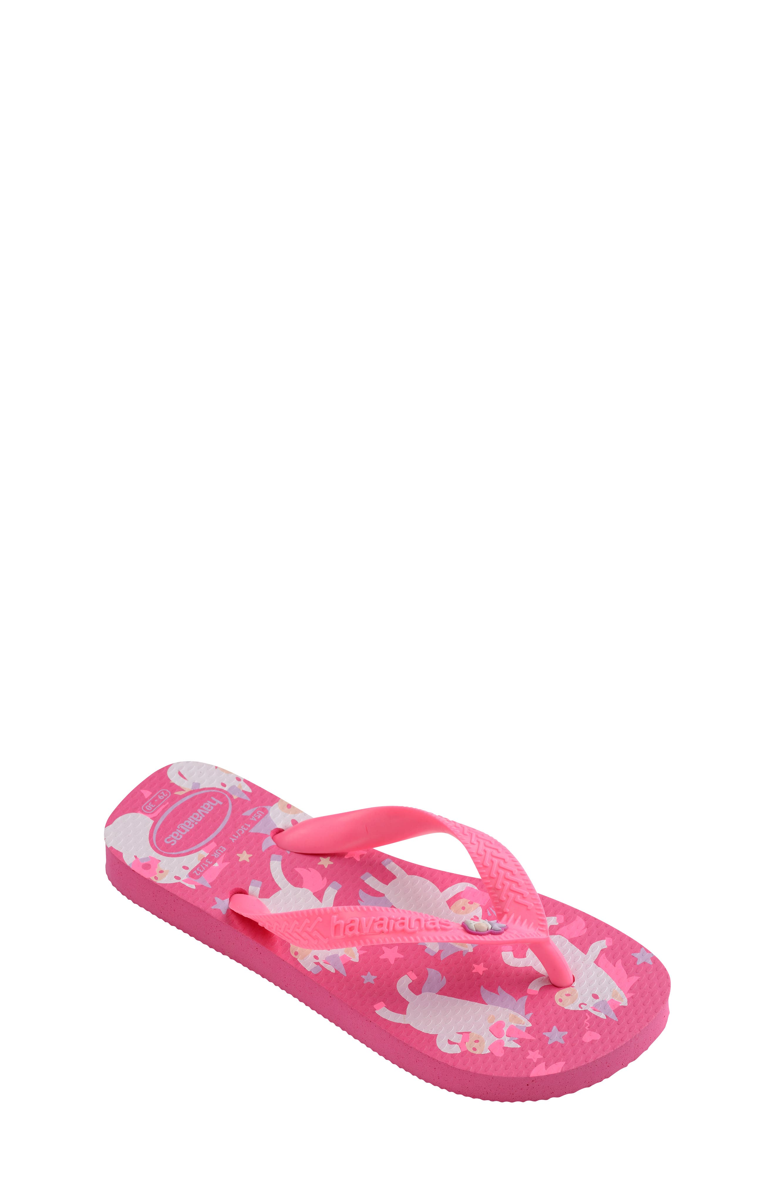 Havaianas Kids' Fantasy Flip Flop, Alternate, color, Pink Flux