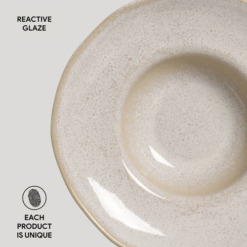Porto Brasil Deep Rim Plate Set Of 4 In Brown