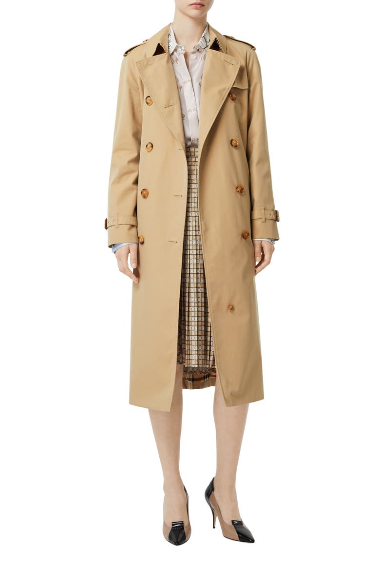 The Waterloo Heritage Trench Coat, Main, color, HONEY
