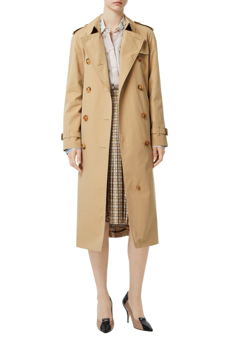 Burberry The Waterloo Heritage Trench Coat, Main, color, 