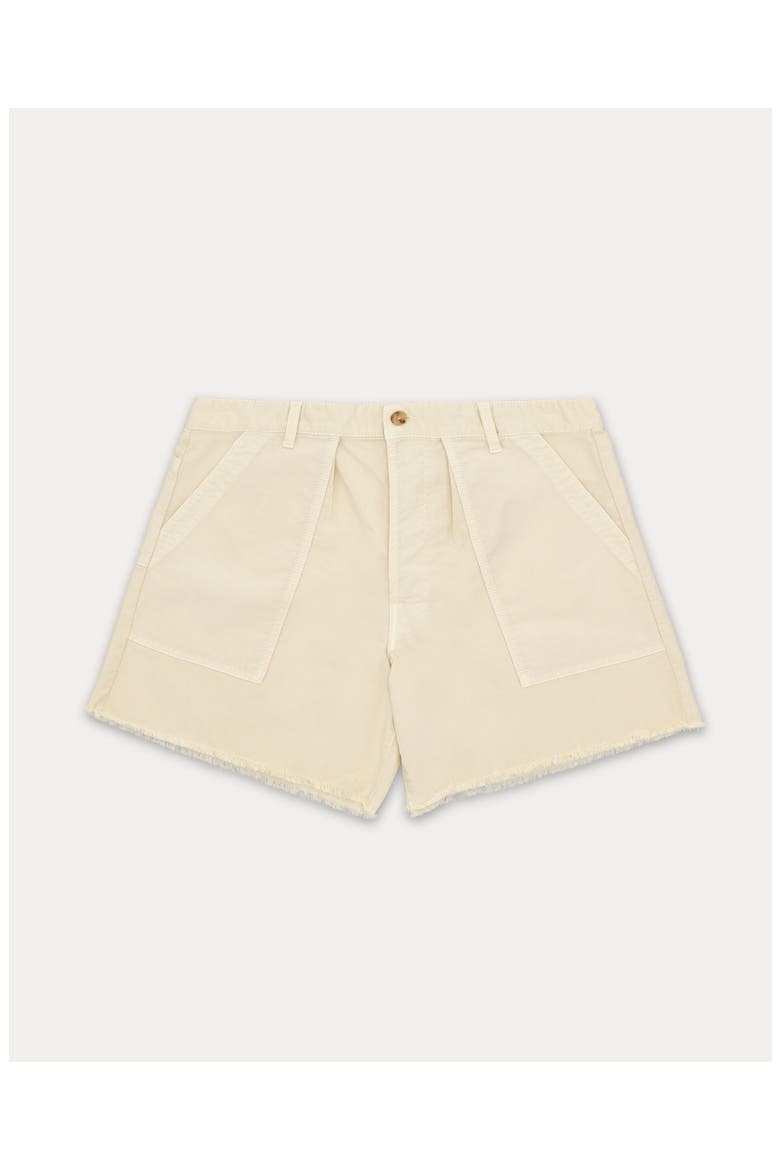 Colonel Cotton Bermuda shorts, Main, color, Ecru