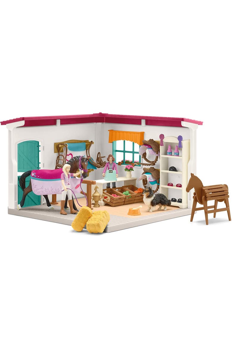 Horse Club Horse Shop 67 Piece Playsets, Main, color, Multicolored