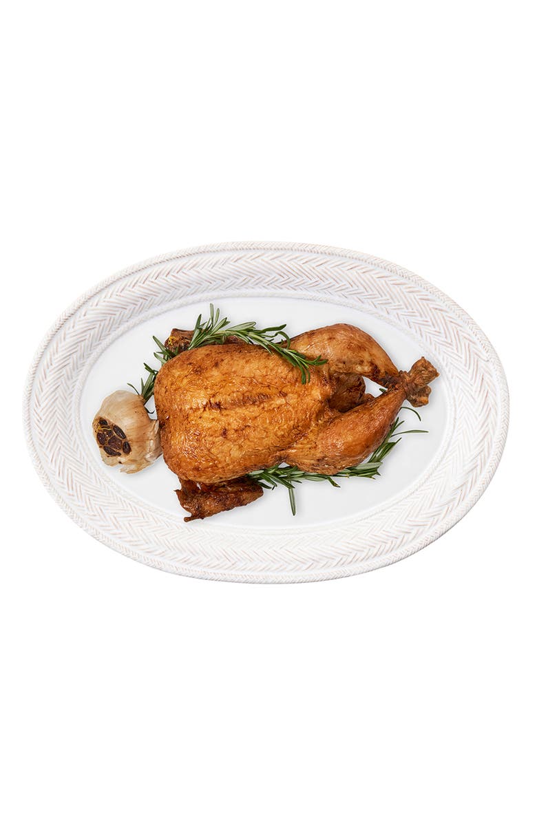 Juliska Le Panier Oval Ceramic Serving Platter, Alternate, color,