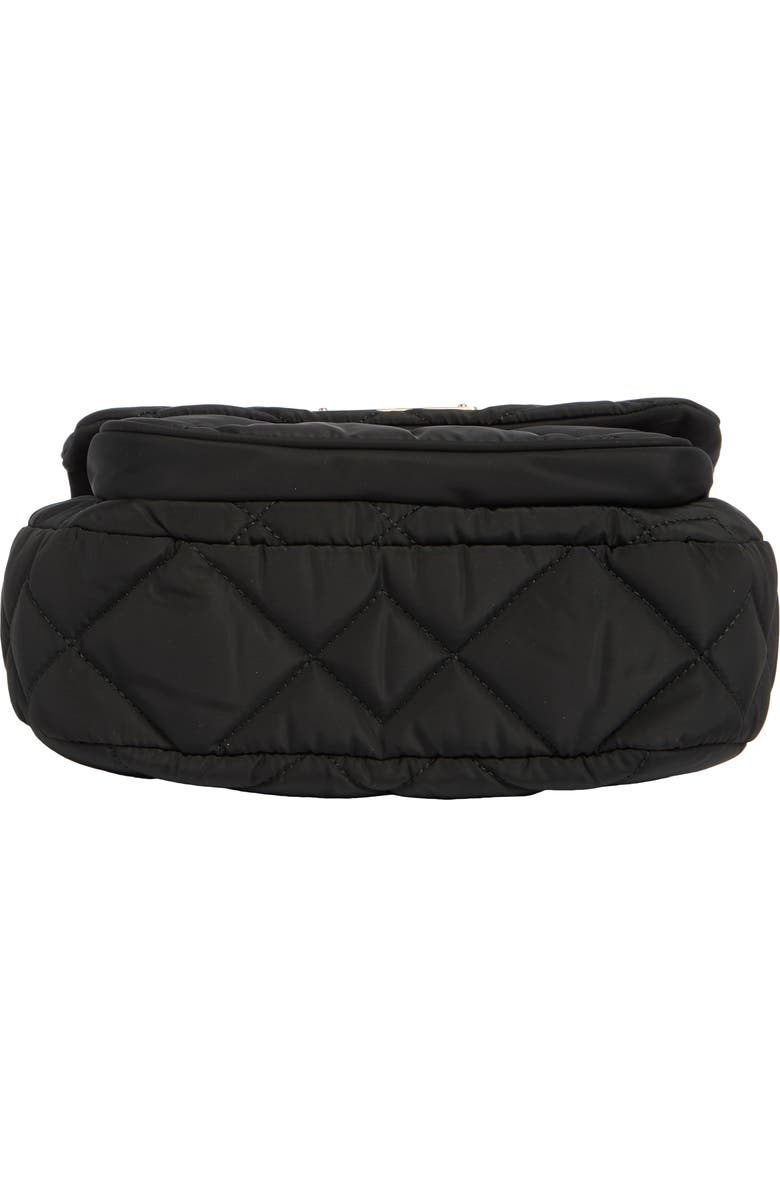 Marc Jacobs Quilted Nylon Utility Messenger Bag, Alternate, color, Black