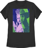 Wicked: For Good Women's Wicked For Good Glinda and Elphaba Tonal Poster Graphic T-Shirt
