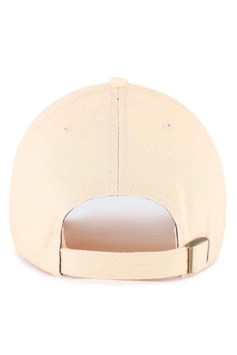 Men's '47 Light Orange Clemson Tigers Vault Clean Up Adjustable Hat, Alternate, color, Light Orange