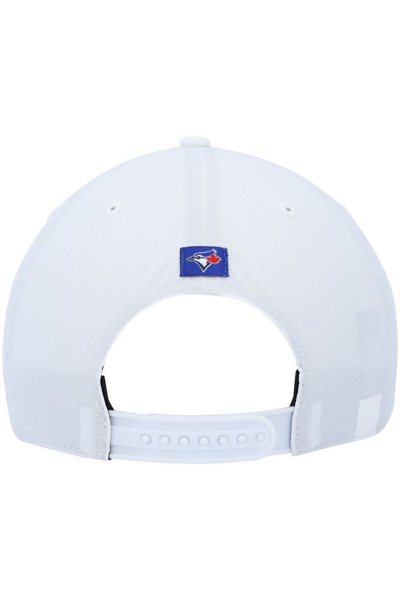 Men's '47 White Toronto Blue Jays Flag Flutter Hitch Snapback Hat, Alternate, color, White