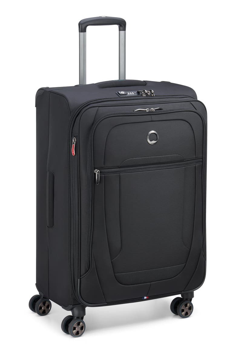 Helium DLX 25-Inch Softside Spinner Luggage, Alternate, color, BLACK