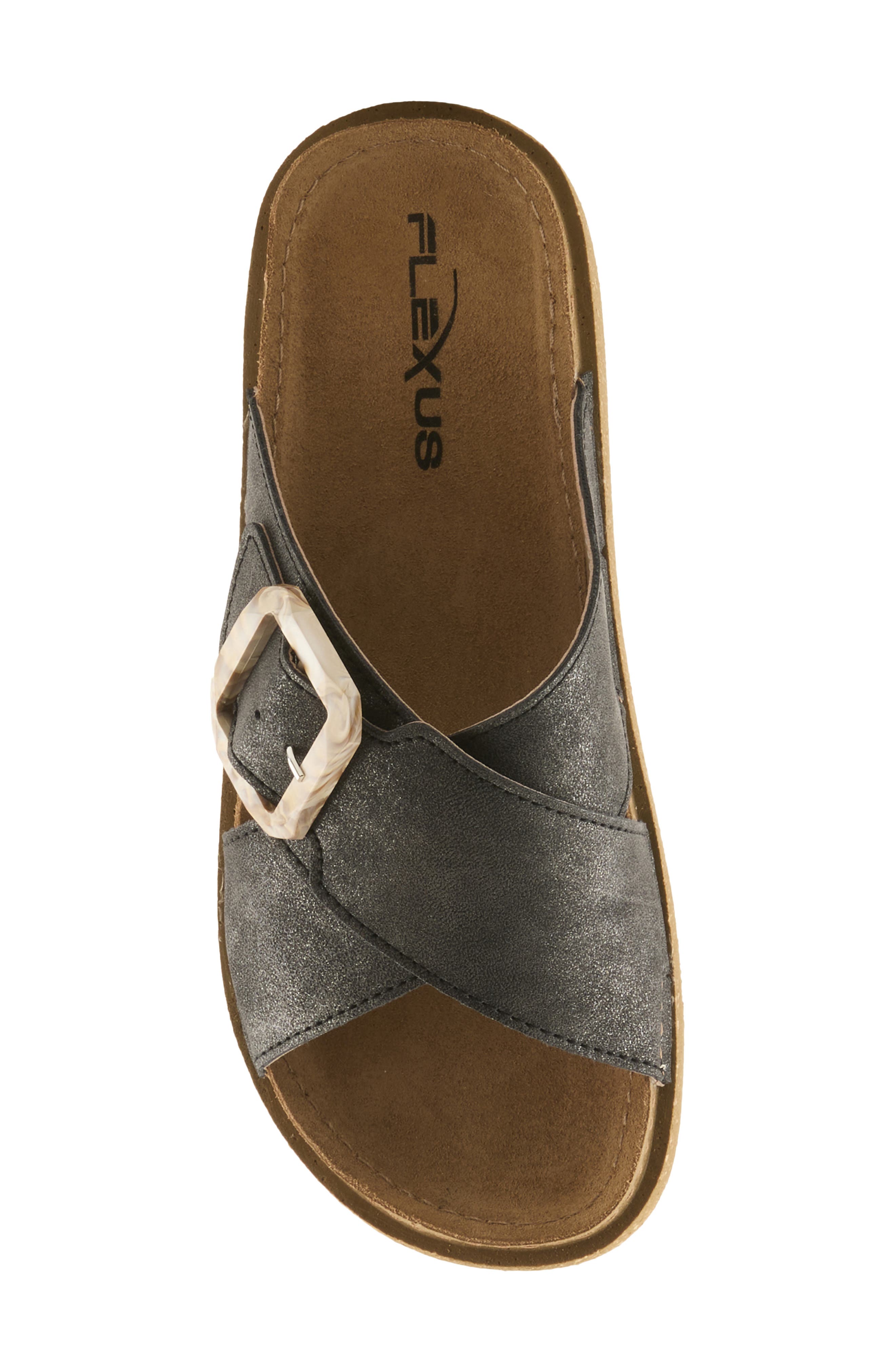 Flexus by Spring Step Aspa Slide Sandal, Alternate, color, Black