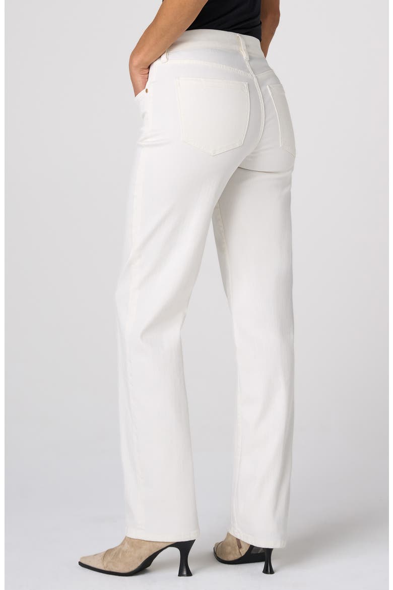 Kennedy High Waist Straight Leg Jeans, Alternate, color, PORCELAIN