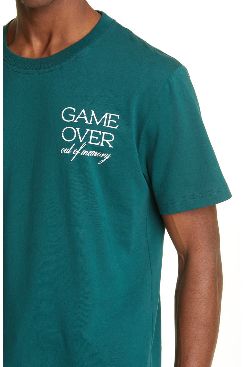 Game Over Graphic Tee, Alternate, color, VARSITY GREEN