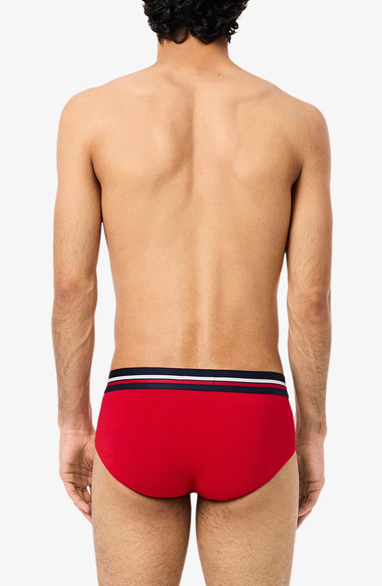 Lacoste Assorted 3-Pack Stretch Cotton Briefs, Alternate, color, 