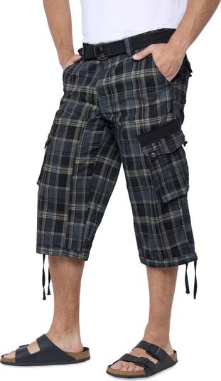 Belted Cargo Shorts