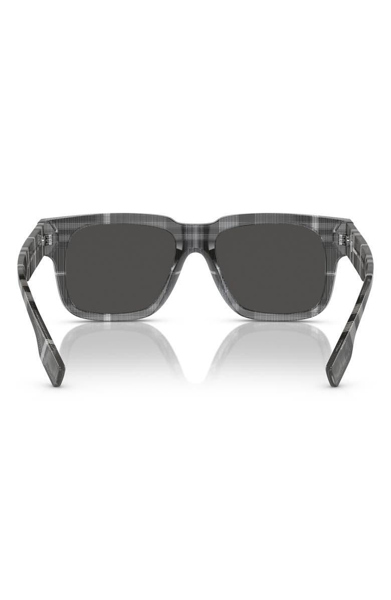 Burberry 54mm Square Sunglasses, Alternate, color, Dark Grey