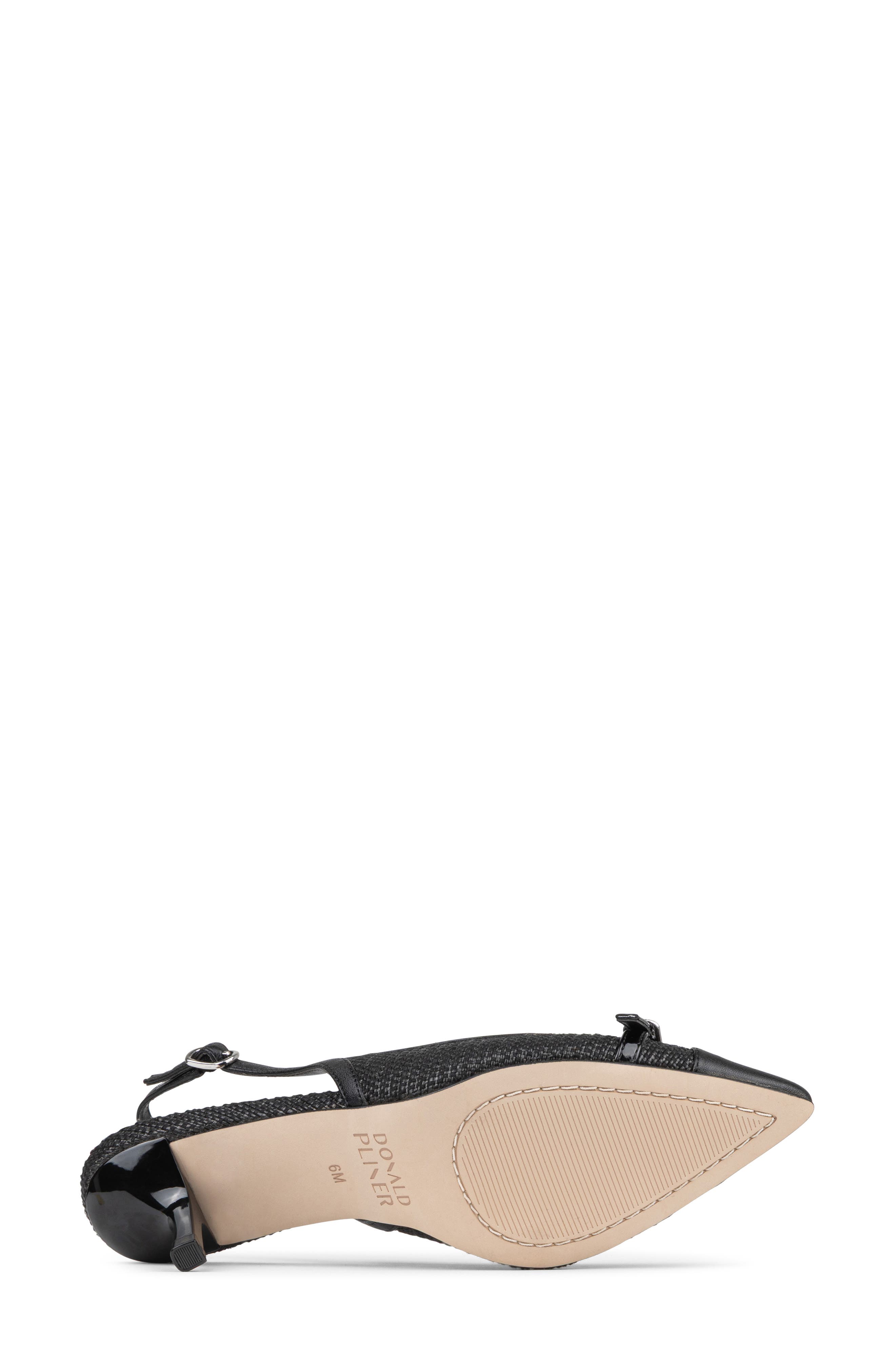 Donald Pliner Carwyn Kitten Heel Slingback Pump, Alternate, color, Black