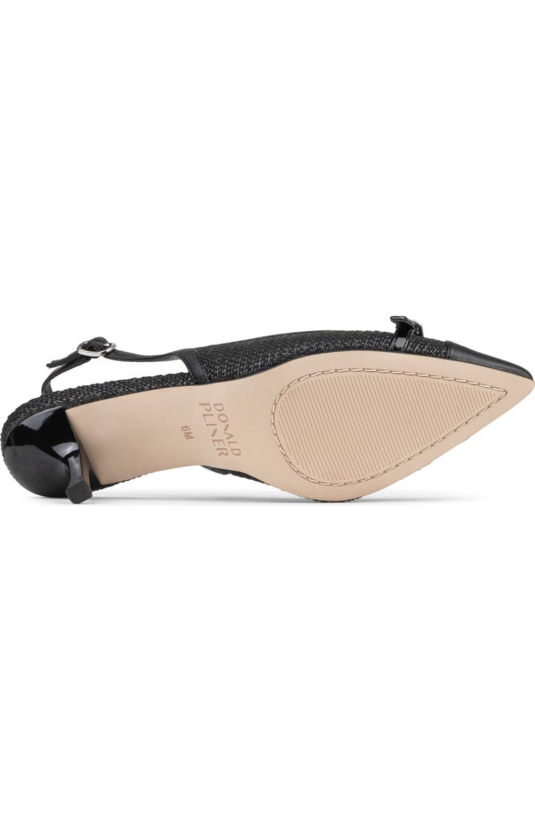 Donald Pliner Carwyn Kitten Heel Slingback Pump, Alternate, color, Black