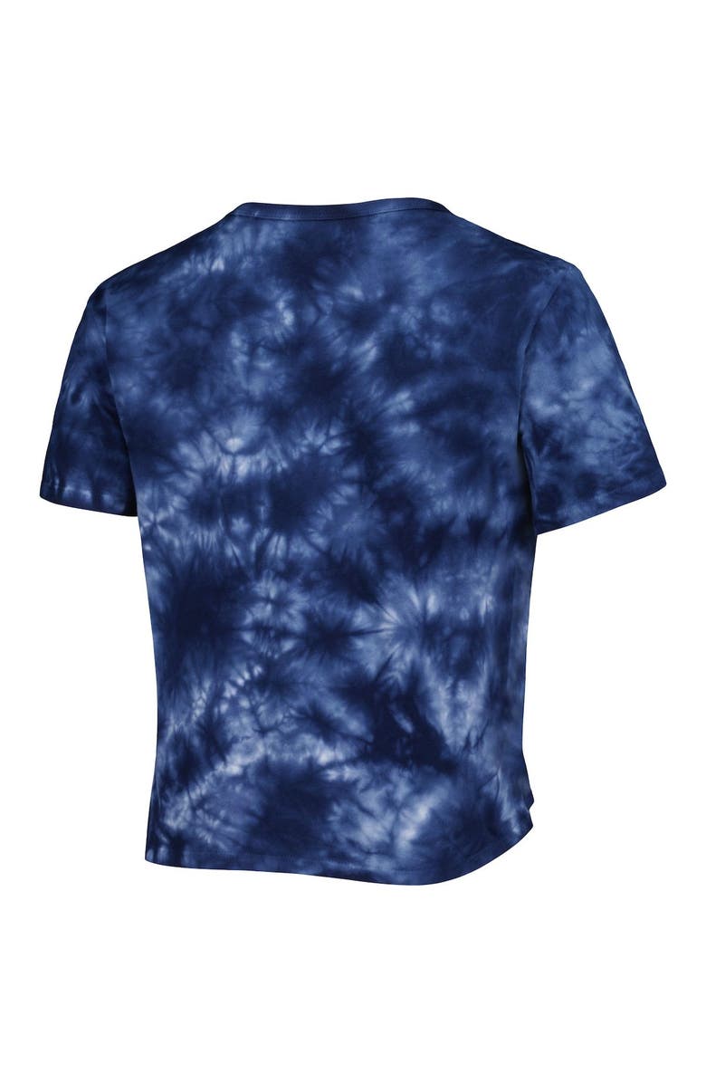 ZOOZATZ Women's ZooZatz Navy Penn State Nittany Lions Cloud-Dye Cropped T-Shirt, Alternate, color, 