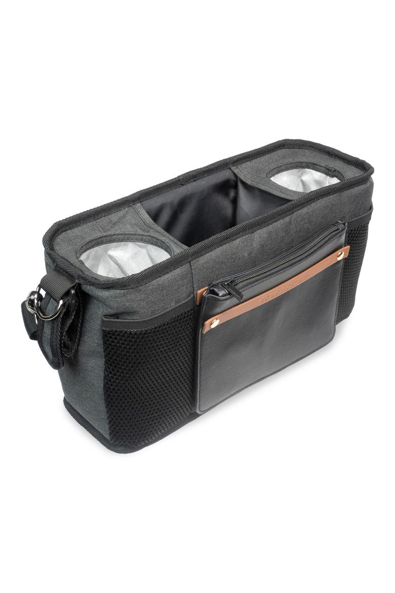 2-Cupholder Parent Console, Alternate, color, BLACK