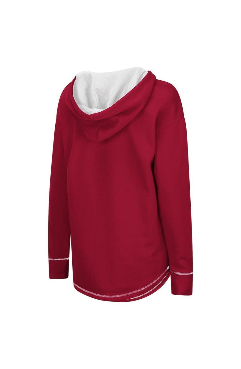 COLOSSEUM Women's Colosseum Crimson Alabama Crimson Tide Tunic Pullover Hoodie, Alternate, color, Crimson