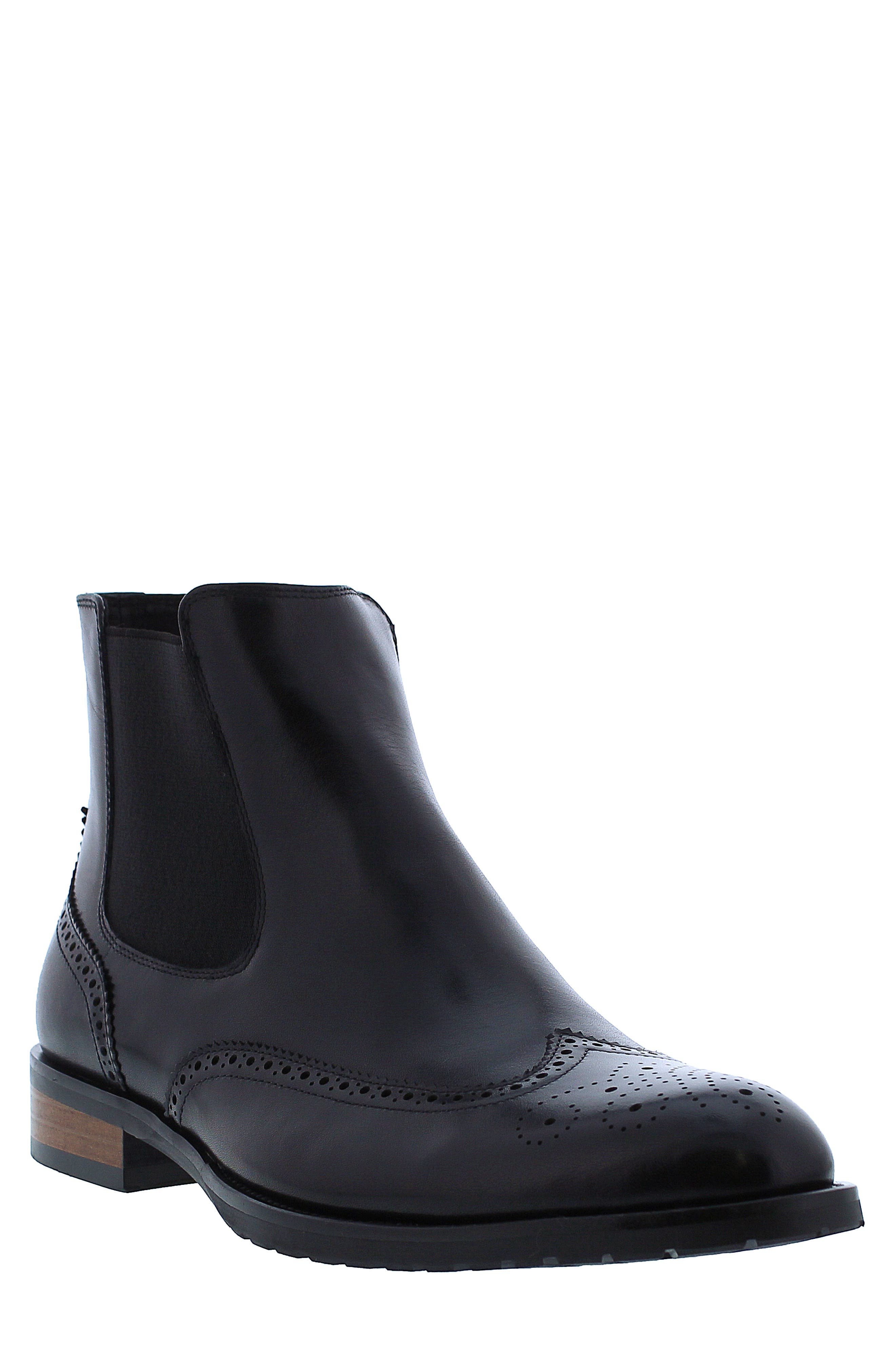 Zanzara Rhea Wingtip Chelsea Boot, Main, color, 