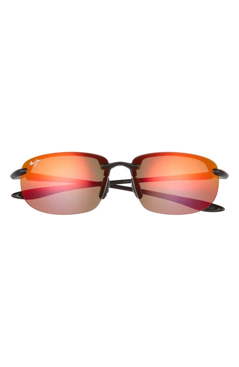 Hookipa 64mm Polarized Rectangle Sunglasses