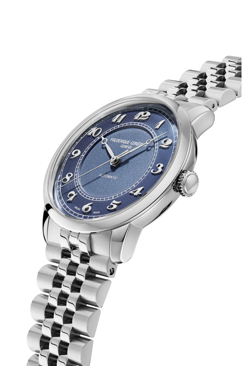 Classics Premiere Automatic Bracelet Watch, 38.5mm, Alternate, color, SILVER-TONE