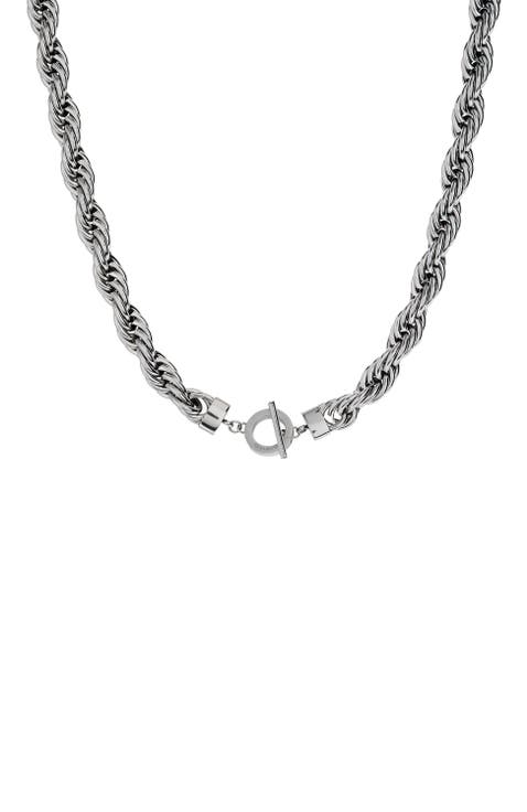 Large Rope Chain Toggle Necklace