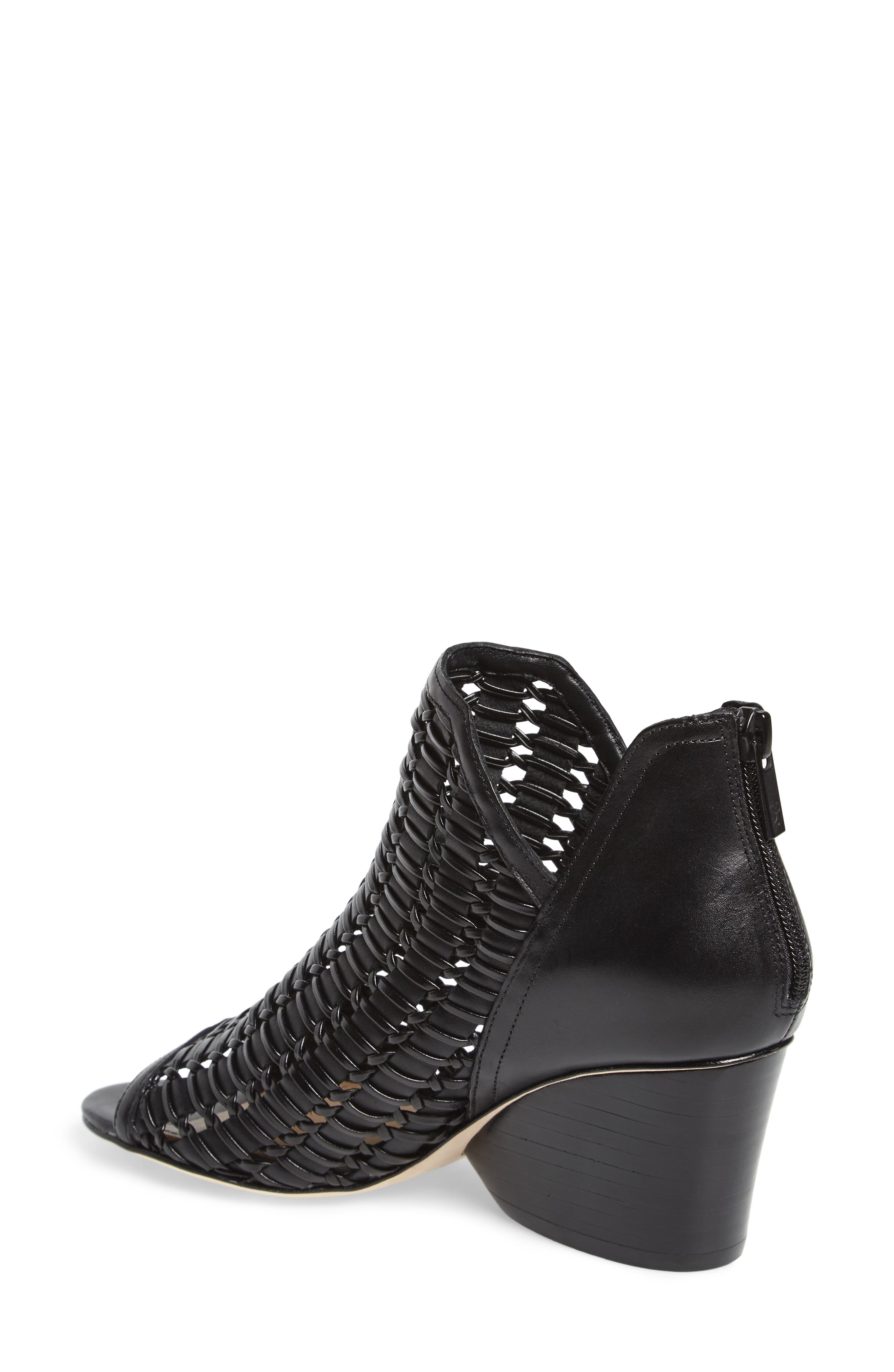 Donald Pliner Jacqi Woven Open Toe Bootie, Alternate, color, 