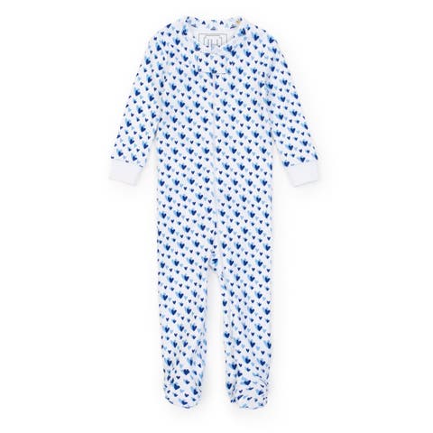 Ely's & Co Cotton- Embroidered Heart and Star Footie & Hat - Heart/Ivory Ely's & Co Cotton- Embroidered Heart and Star Footie & Hat - Heart/Ivory