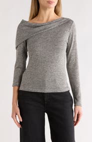 Renee C One-Shoulder Knit Top