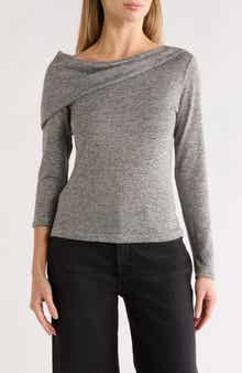 One-Shoulder Knit Top