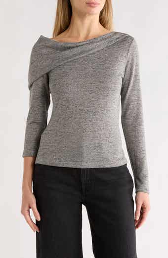 One-Shoulder Knit Top