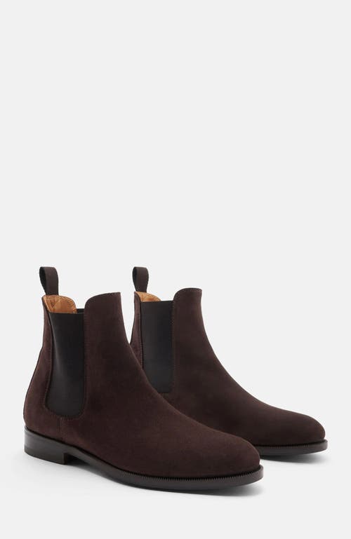 Scarosso Elena Chelsea Boots In Brown - Suede
