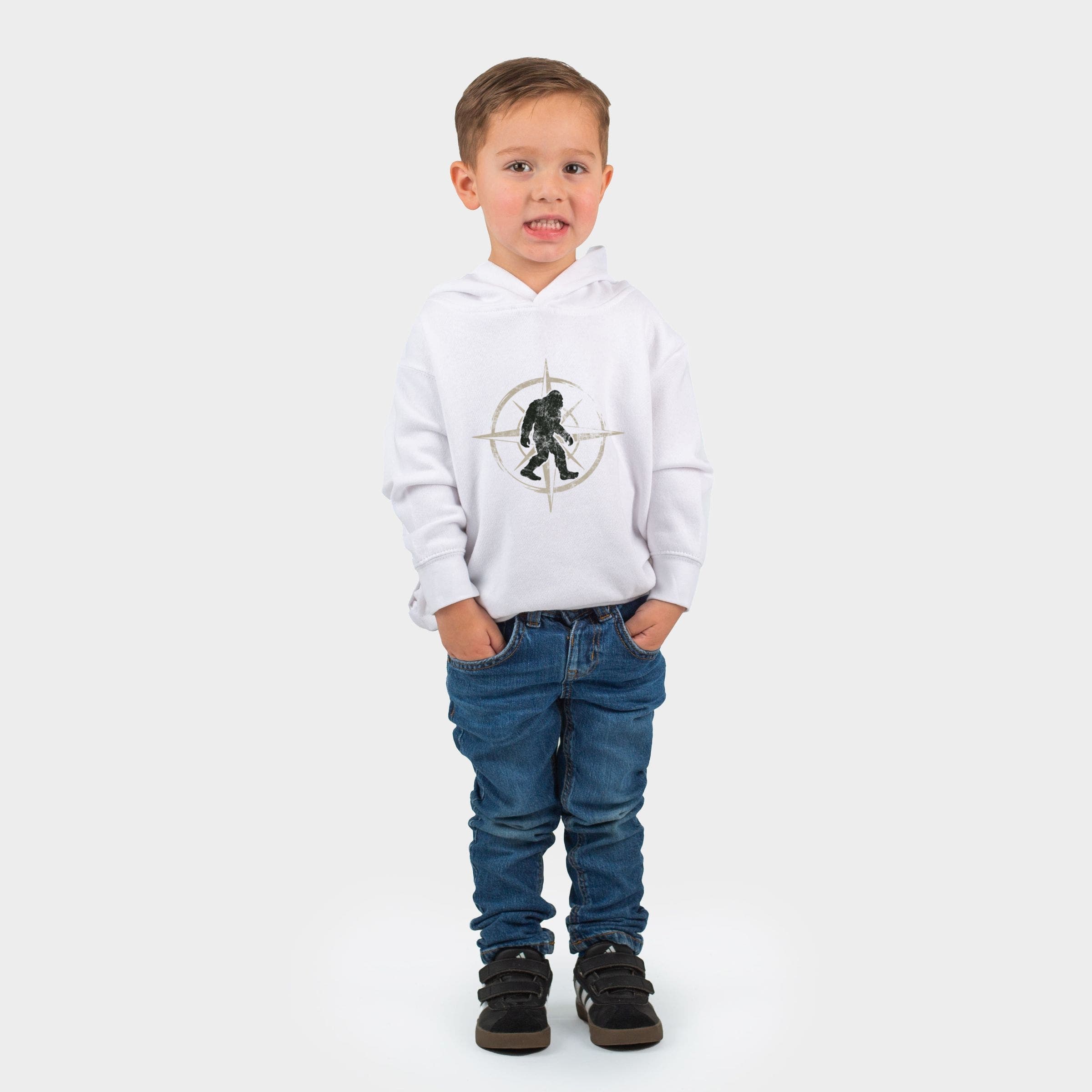 The Juniper Shop Wild Compass Distressed Hoodie Toddler | Nordstrom