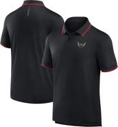 FANATICS Men's Fanatics Black Washington Capitals Front Office Move Mono Polo