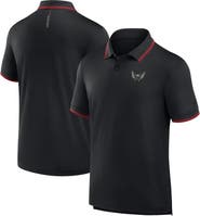 FANATICS Men's Fanatics Black Washington Capitals Front Office Move Mono Polo