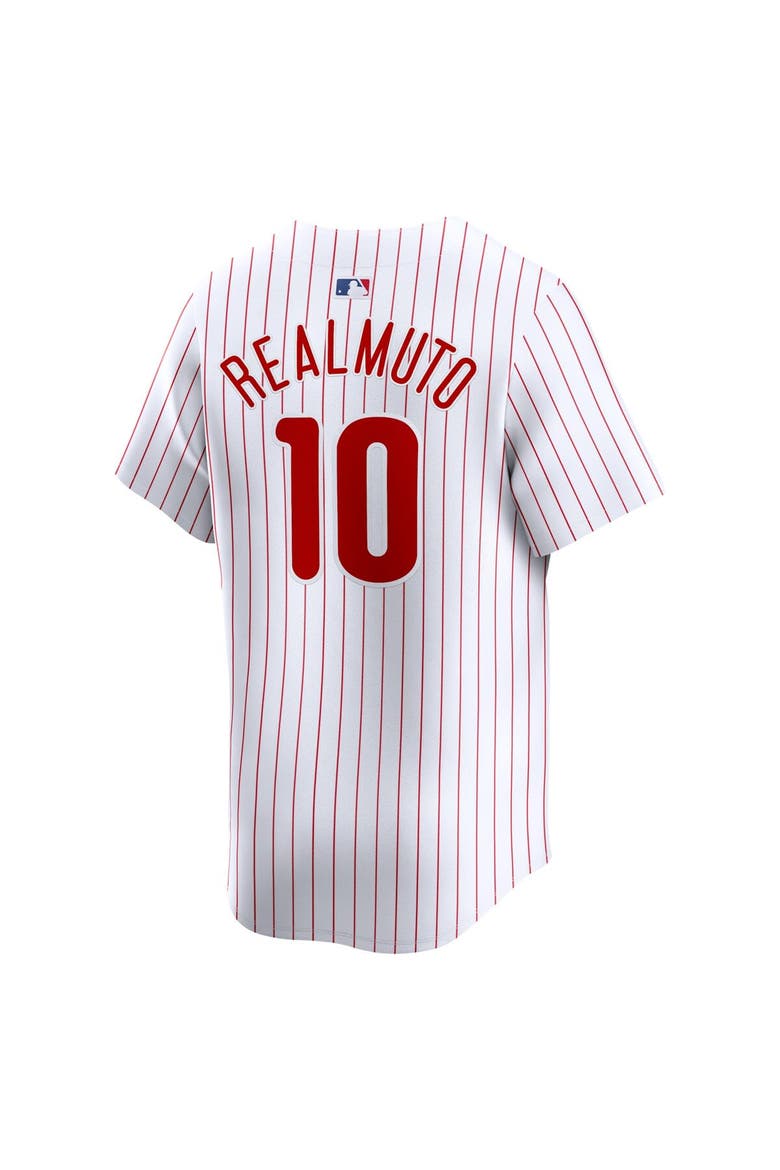 Men's Nike J.T. Realmuto White Philadelphia Phillies Home Limited Player Jersey, Alternate, color, White