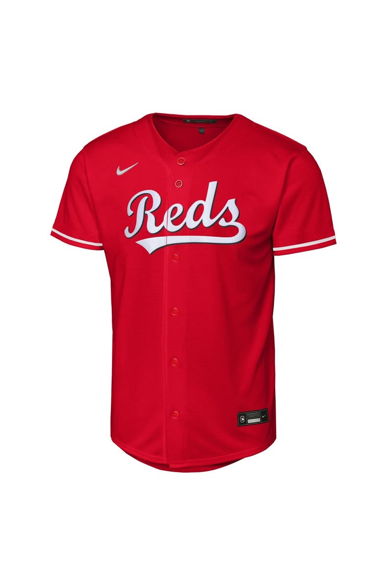 Nike Youth Nike Elly De La Cruz Red Cincinnati Reds Alternate Replica Jersey, Alternate, color, Red