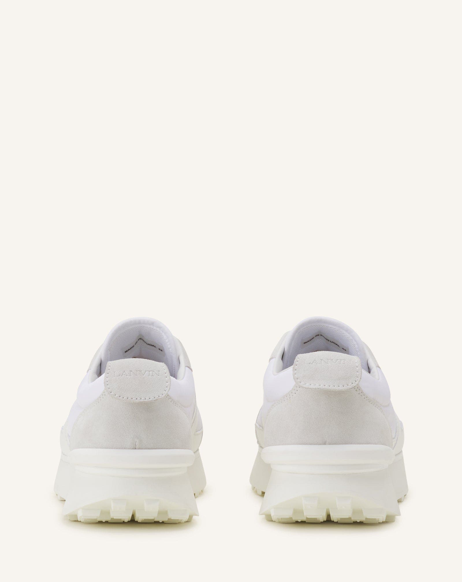 Lanvin Bumpr Sneakers In Nylon, Alternate, color, White